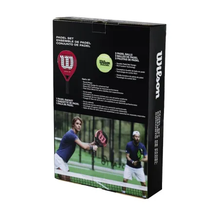 Набор для падела WILSON Optix XP Padel KIT, WR202110U2, ракетка + 3мяча, красный за 20&nbsp;362.60 ₽ купить в Магнитогорске