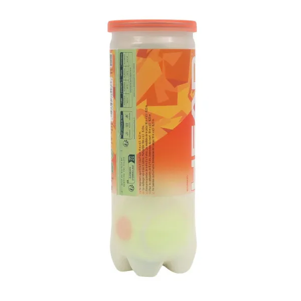 Мяч теннисный детский HEAD Stage 2 Orange, 578423,уп.3 шт, фетр,нат.резина,желто-оранжевый за 836.40 ₽ в Магнитогорске