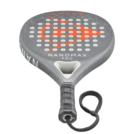 Ракетка для падела Dunlop Nanomax Pro, 10370739, для профессионалов, карбон,серо-оранжевый за 17&nbsp;248.20 ₽ купить в Магнитогорске