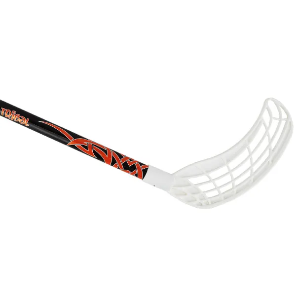 Клюшка для флорбола RealStick Tribal Jr, MR-KF-TR85-WH, 85см,прямой крюк,пластик,черн-бел-оранж за 2&nbsp;237.20 ₽ в Магнитогорске
