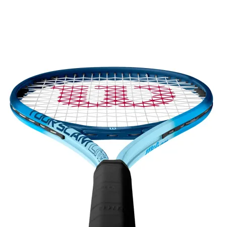 Ракетка б/т Wilson Tour Slam Lite Gr2, WR199010U2,для любит, алюминий, со струнами, сине-голубая за 6&nbsp;358 ₽ купить в Магнитогорске