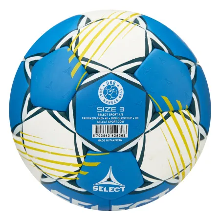 Мяч ганд. SELECT HB FORCE DB V25, 1622858205, Senior (р.3), EHF Appr,ПУ, гибр.сш., сине-белый за 8&nbsp;438.80 ₽ купить в Магнитогорске