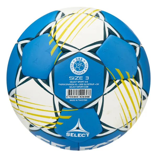 Мяч ганд. SELECT HB FORCE DB V25, 1622858205, Senior (р.3), EHF Appr,ПУ, гибр.сш., сине-белый за 8&nbsp;438.80 ₽ в Магнитогорске