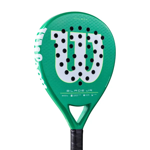 Ракетка для падела WILSON Blade Jr  V4 Padel, WR213811U0, для начин-х, стекловолокно, зеленый за 14&nbsp;934.50 ₽ в Магнитогорске