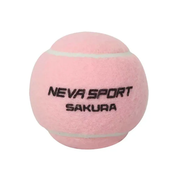 Мяч для падела NS Sakura, UAA2, уп.3 шт, сукно, нат.резина, розовый за 824.50 ₽ в Магнитогорске