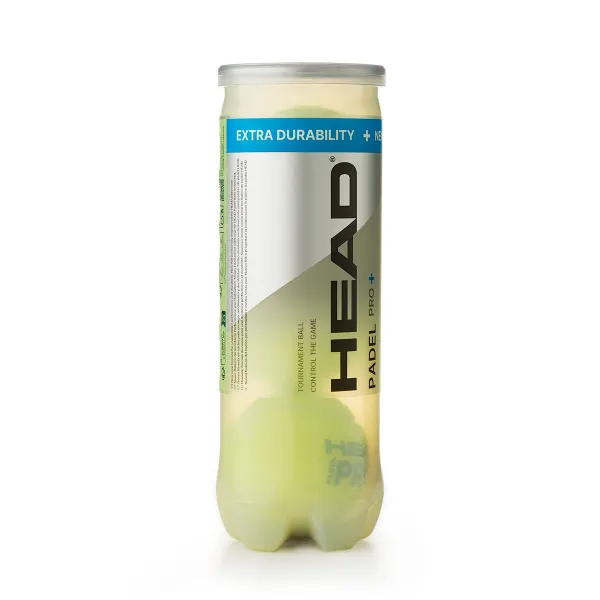 Мяч для падела HEAD Padel Pro+, 540203, уп.3 шт, FIP Approved, войлок,нат.резина,желтый за 933.30 ₽ в Магнитогорске