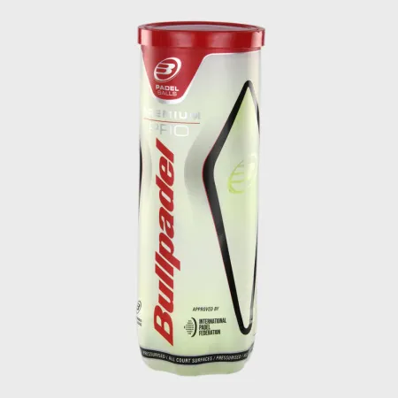Мяч для падела BULLPADEL Premium PRO, 471959, уп.3 шт, FIP Approved, войлок, нат.резина,желтый за 1&nbsp;094.80 ₽ купить в Магнитогорске