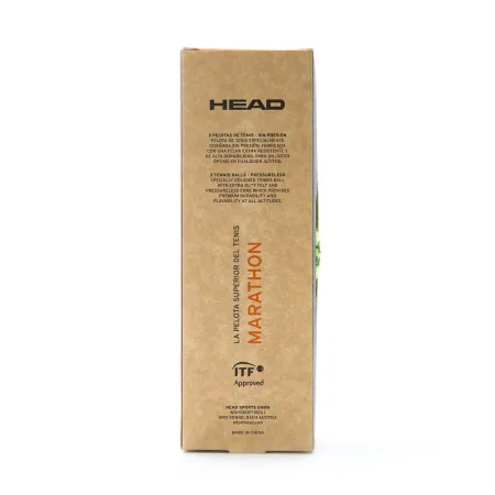 Мяч теннисный HEAD Marathon 3B, 578183, крафт. упак.3шт, без давления, фетр, нат.резина,желтый за 1&nbsp;055.70 ₽ купить в Магнитогорске