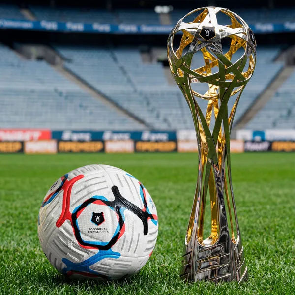 Мяч футб. KELME Russian Premier League, 7601QU5216-100, р.5, FIFA Pro, 10п, ПУ, термосш, бел-син-кр за 10&nbsp;672.60 ₽ в Магнитогорске