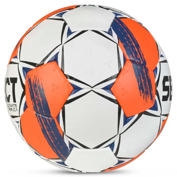 Мяч ганд. SELECT Ultimate Replica v25, 3572858745, р.3(Senior), ПУ,руч.сш, бел-оранж-т.син за 5&nbsp;373.70 ₽ в Магнитогорске