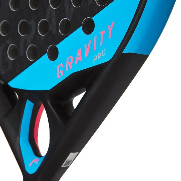 Ракетка для падела HEAD Gravity Pro 2022, 228162,для продв.игр., карбон, стекловолокно,черн-сине-роз за 16&nbsp;138.10 ₽ в Магнитогорске