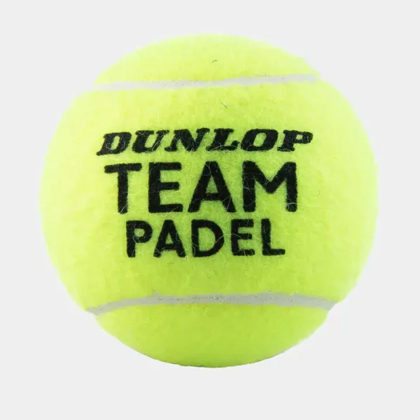 Мяч для падела Dunlop Team Padel, 601553, уп.3 шт, сукно, нат.резина,желтый за 1&nbsp;110.10 ₽ в Магнитогорске