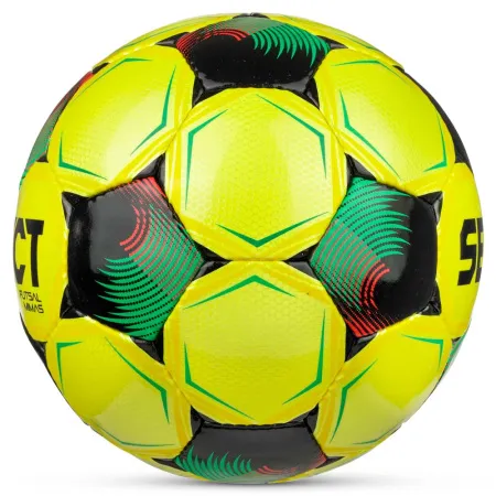 Мяч футзал. SELECT Futsal Mimas V26, 1053471007, р.4,FIFA Basic, 32п, ПУ, руч.сш, желто-зелено-черн. за 6&nbsp;113.20 ₽ купить в Магнитогорске
