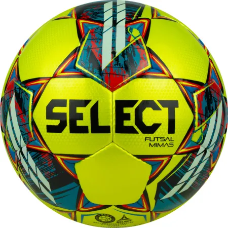 Мяч футзал. SELECT Futsal Mimas, 1053460550, р.4,FIFA Basic, 32 пан, гл.ПУ, руч.сш, жел-сине-красный за 6&nbsp;303.60 ₽ купить в Магнитогорске