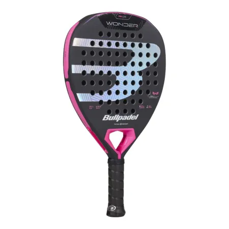 Ракетка для падела BULLPADEL Wonder 27, 497250, для продв.игроков, стекловолокно, карбон, черно-роз за 42&nbsp;969.20 ₽ купить в Магнитогорске