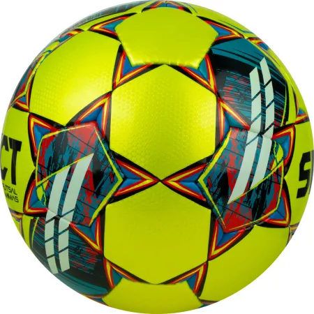 Мяч футзал. SELECT Futsal Mimas, 1053460550, р.4,FIFA Basic, 32 пан, гл.ПУ, руч.сш, жел-сине-красный за 6&nbsp;303.60 ₽ купить в Магнитогорске