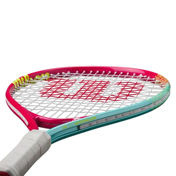 Ракетка б/т дет. Wilson Intrigue Jr 21, WR180510U, для дет.5-6лет, алюминий,со струн.,розово-бирюзов за 5&nbsp;271.70 ₽ в Магнитогорске
