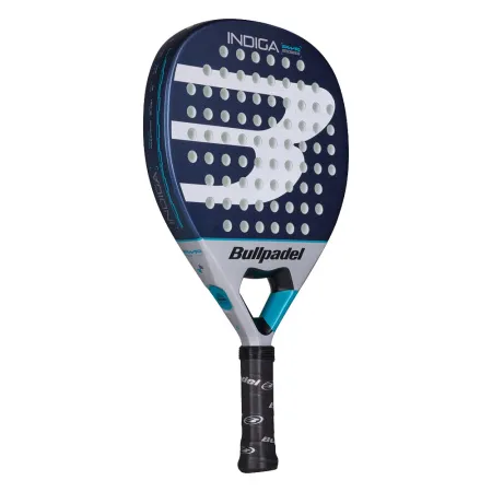 Ракетка для падела BULLPADEL Indiga Power 26, 494416, для начинающих, стекловолокно, темносине-серый за 14&nbsp;672.70 ₽ купить в Магнитогорске
