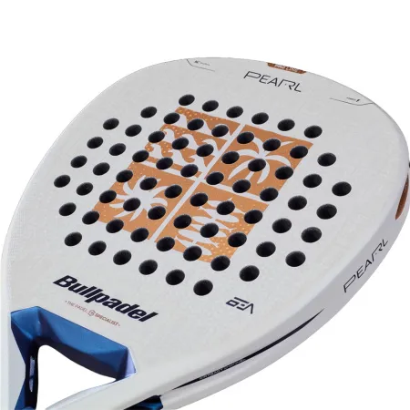 Ракетка для падела BULLPADEL Pearl 27, 497249, для проф-в, стекловолокно,карбон, бело-золотистый за 44&nbsp;319 ₽ купить в Магнитогорске