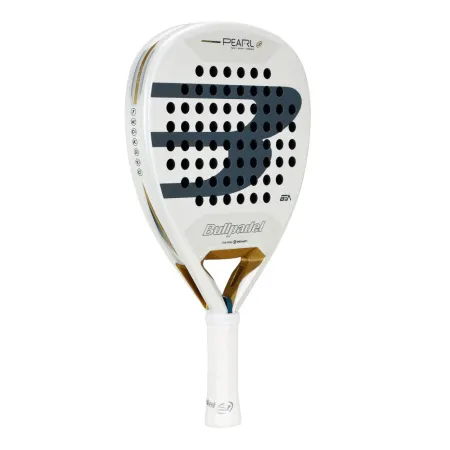 Ракетка для падела BULLPADEL Pearl 26, 493804, для профессионалов, карбон, бело-серый за 35&nbsp;929.50 ₽ купить в Магнитогорске