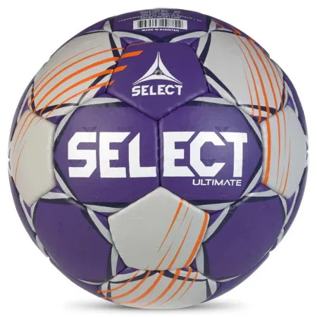 Мяч ганд. SELECT Ultimate Official EHF V24, 1612858999, Senior(р.3), EHF Appr, ПУ, руч.сш, фиол-сер за 15&nbsp;504 ₽ купить в Магнитогорске