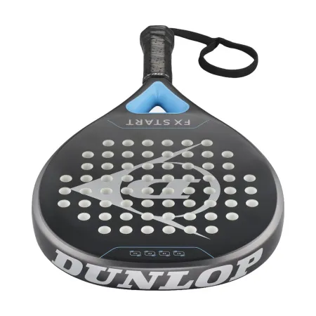 Ракетка для падела Dunlop FX Start, 10370737, для начинающих, гибрид, графит, черно-синий за 13&nbsp;175 ₽ купить в Магнитогорске