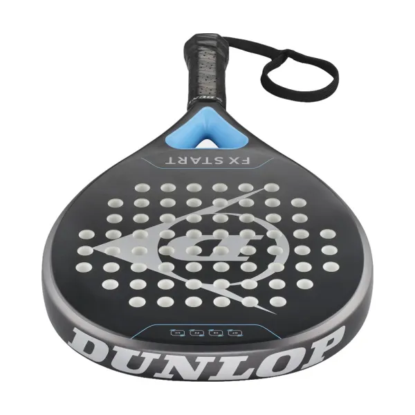 Ракетка для падела Dunlop FX Start, 10370737, для начинающих, гибрид, графит, черно-синий за 13&nbsp;175 ₽ в Магнитогорске