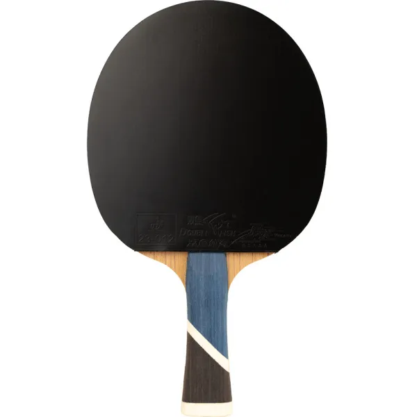 Ракетка для н/т DOUBLE FISH 5A+C, для продвин, ITTF Appr, накл. 2,1 мм, конич. ручка+ 2 мяча V40+мм за 2&nbsp;779.50 ₽ в Магнитогорске