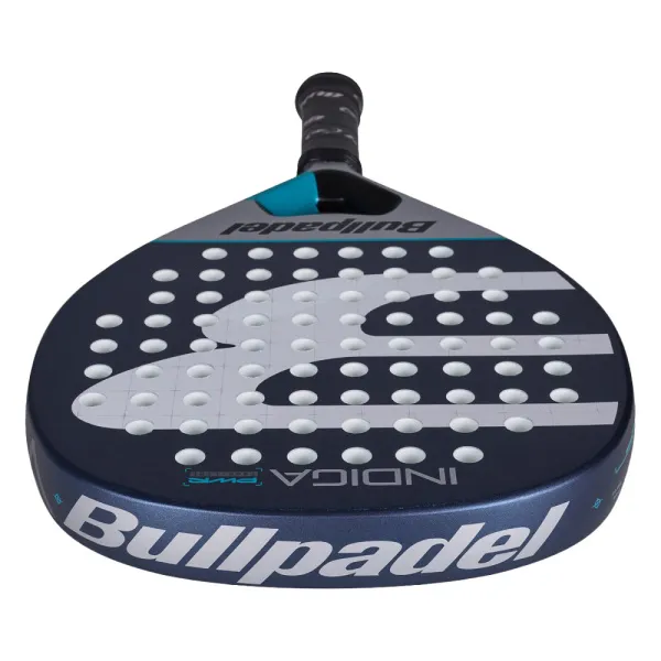 Ракетка для падела BULLPADEL Indiga Power 26, 494416, для начинающих, стекловолокно, темносине-серый за 14&nbsp;672.70 ₽ в Магнитогорске