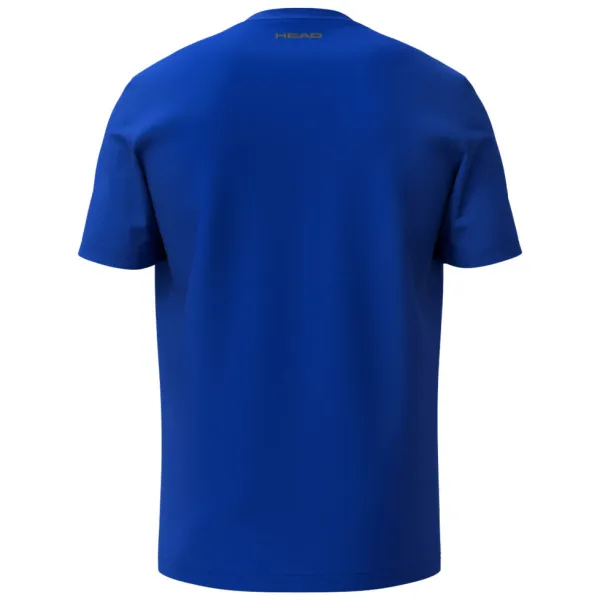 СЦ*Футболка мужская HEAD Club Original T-Shirt M 811855-Ro-S, р.S, хлопок,полиэстер,эластан, синий за 2&nbsp;888.30 ₽ в Магнитогорске