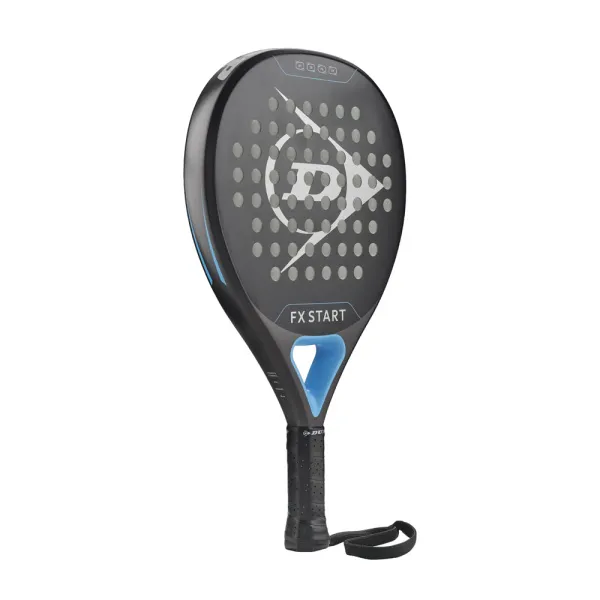 Ракетка для падела Dunlop FX Start, 10370737, для начинающих, гибрид, графит, черно-синий за 13&nbsp;175 ₽ в Магнитогорске