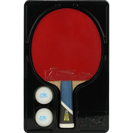 Ракетка для н/т DOUBLE FISH 5A+C, для продвин, ITTF Appr, накл. 2,1 мм, конич. ручка+ 2 мяча V40+мм за 2&nbsp;779.50 ₽ купить в Магнитогорске