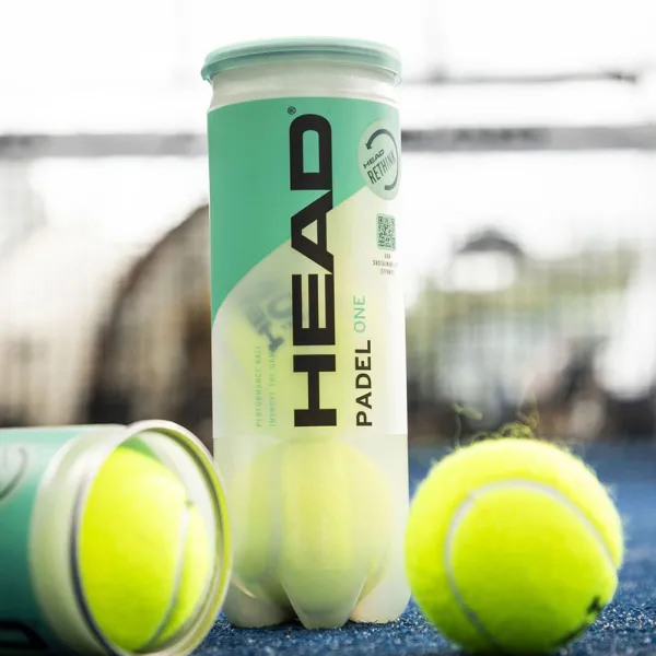 Мяч для падела HEAD Padel One S, 575383, уп.3 шт, FIP Approved, войлок,нат.резина,желтый за 933.30 ₽ в Магнитогорске