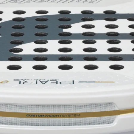 Ракетка для падела BULLPADEL Pearl 26, 493804, для профессионалов, карбон, бело-серый за 35&nbsp;929.50 ₽ купить в Магнитогорске