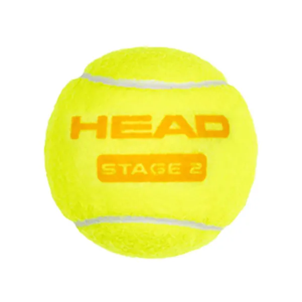 Мяч теннисный детский HEAD Stage 2 Orange, 578423,уп.3 шт, фетр,нат.резина,желто-оранжевый за 836.40 ₽ в Магнитогорске
