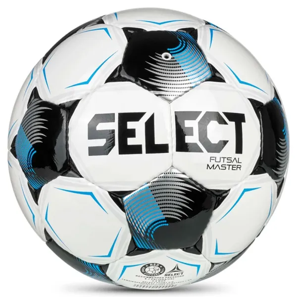 Мяч футзал. SELECT Futsal Master V26, 1043471003, р.4, Basic,32п, гл.ПУ, руч.сш,бело-сине-черный за 7&nbsp;031.20 ₽ в Магнитогорске