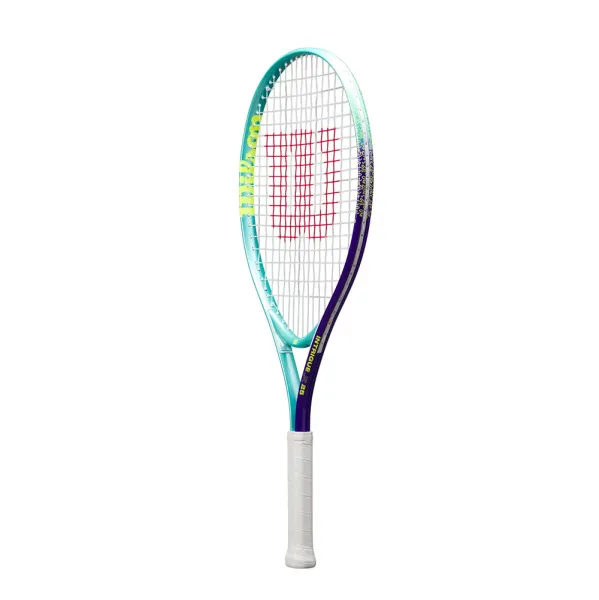 Ракетка б/т дет. Wilson Intrigue Jr 25, WR180310U, для детей 9-10лет, алюминий,со струн., бирюз-фиол за 5&nbsp;271.70 ₽ в Магнитогорске