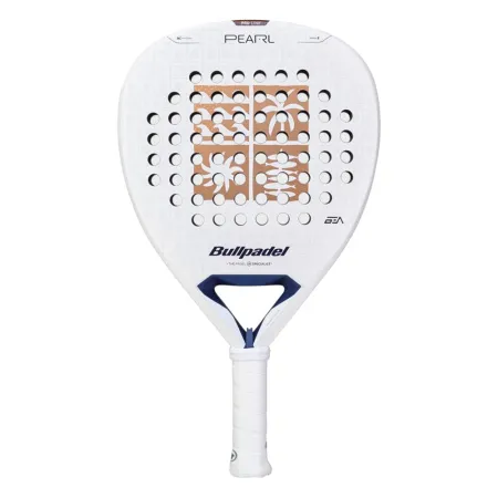 Ракетка для падела BULLPADEL Pearl 27, 497249, для проф-в, стекловолокно,карбон, бело-золотистый за 44&nbsp;319 ₽ купить в Магнитогорске