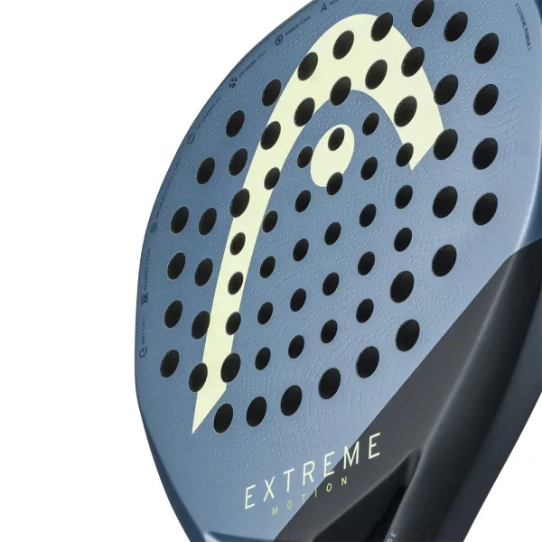 Ракетка для падела HEAD Extreme Motion, 223135, для профессионалов, углеродное волокно, темно-синий за 26&nbsp;894 ₽ в Магнитогорске