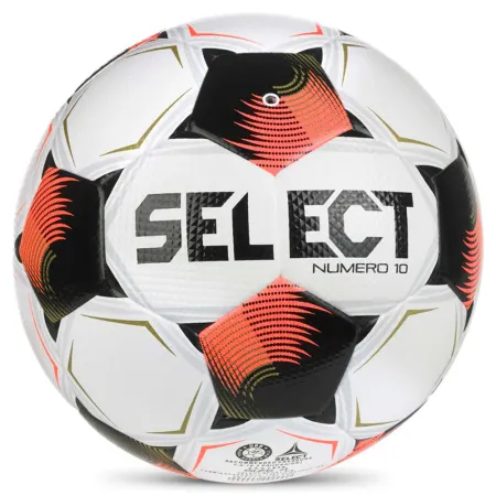 Мяч футб. SELECT Numero 10 V26, 0574071002, р.4, FIFA Basic, 32п, ПУ, гибр.сш, бело-черно-оранжевый за 8&nbsp;404.80 ₽ купить в Магнитогорске