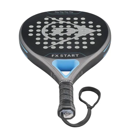 Ракетка для падела Dunlop FX Start, 10370737, для начинающих, гибрид, графит, черно-синий за 13&nbsp;175 ₽ купить в Магнитогорске