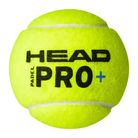 Мяч для падела HEAD Padel Pro+, 540203, уп.3 шт, FIP Approved, войлок,нат.резина,желтый за 933.30 ₽ купить в Магнитогорске